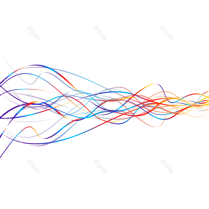 线条图片,底纹元素,彩虹PNG,七彩免抠素材